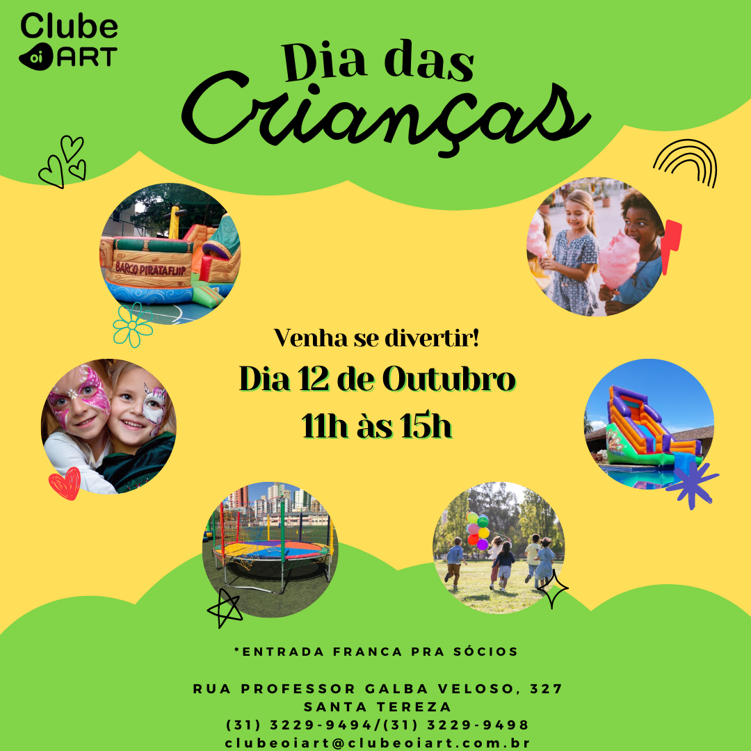 Clube Oi Art – O Clube Oi ART está localizado no coração do bairro Santa  Tereza – BH, com várias opções de esporte e de lazer para você e sua  família. Com